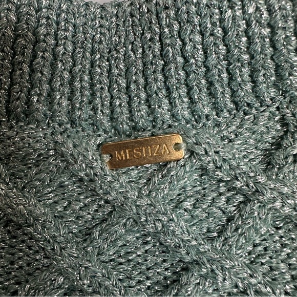 Mestiza New York Enya Sweater short sleeve cable knit top XS - Picture 10 of 10